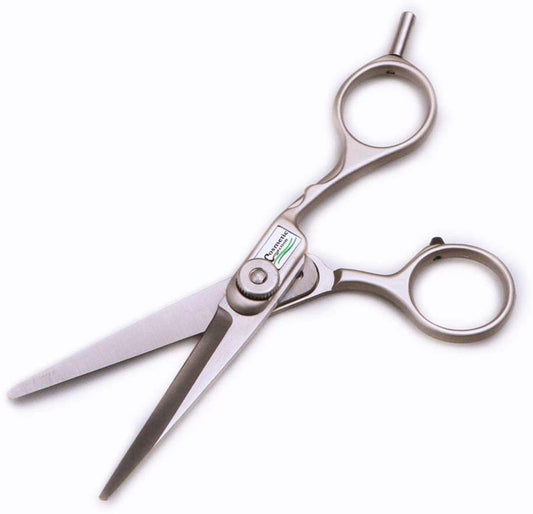 Forbice parrucchieri barbieri taglio capelli 5,5" Green Bell