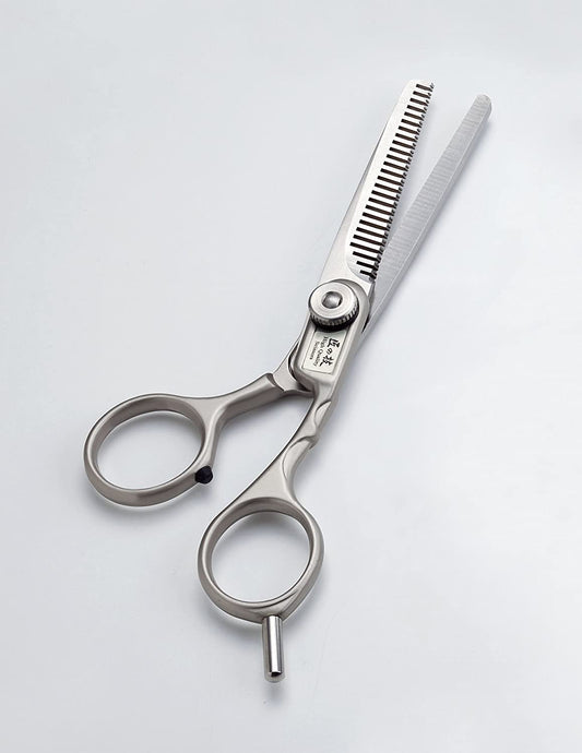 Forbice da parrucchiere barbiere per sfoltire 5,5" Green Bell