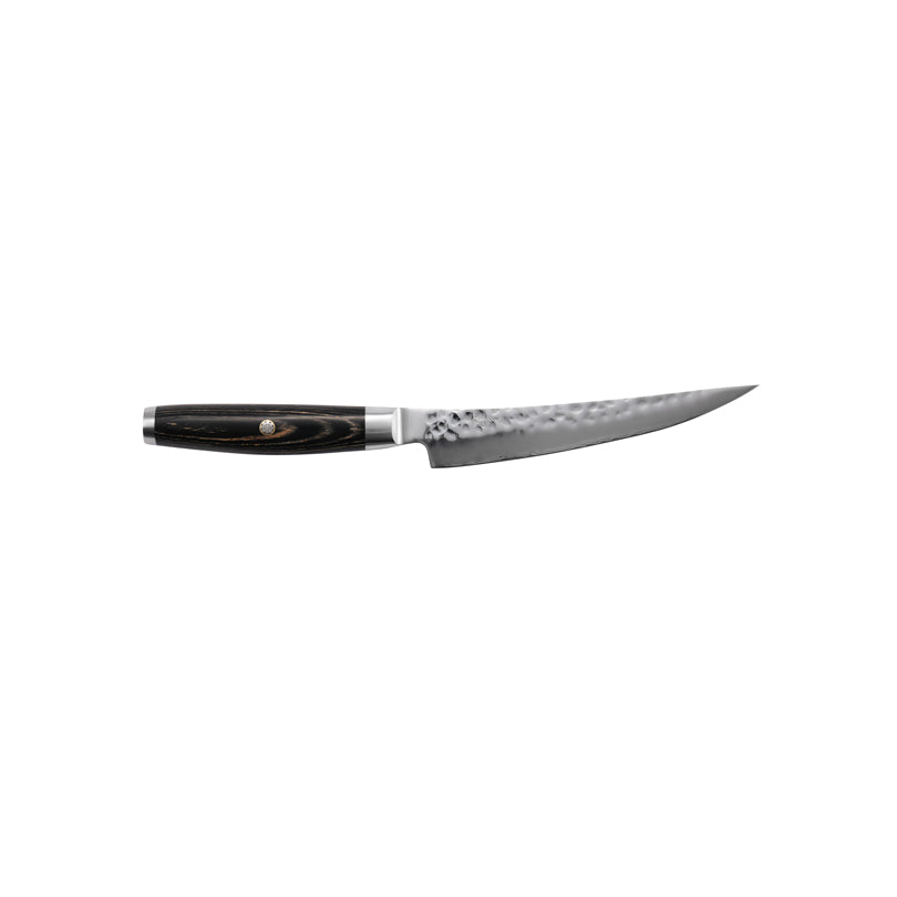 Coltello sfilettare pesce Yaxell Ketu lama martellata 15 cm