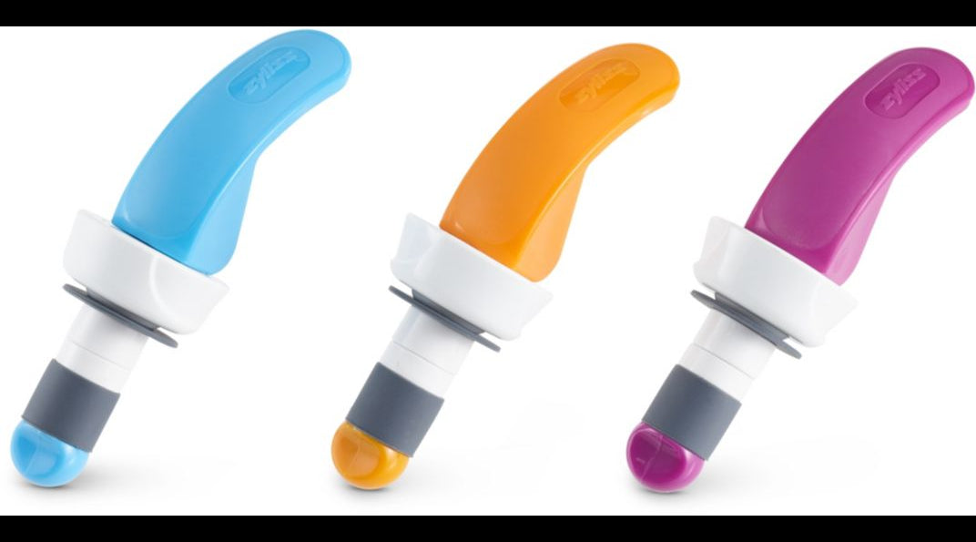 Zyliss tappo da bottiglia arancione, viola, azzurro E990040