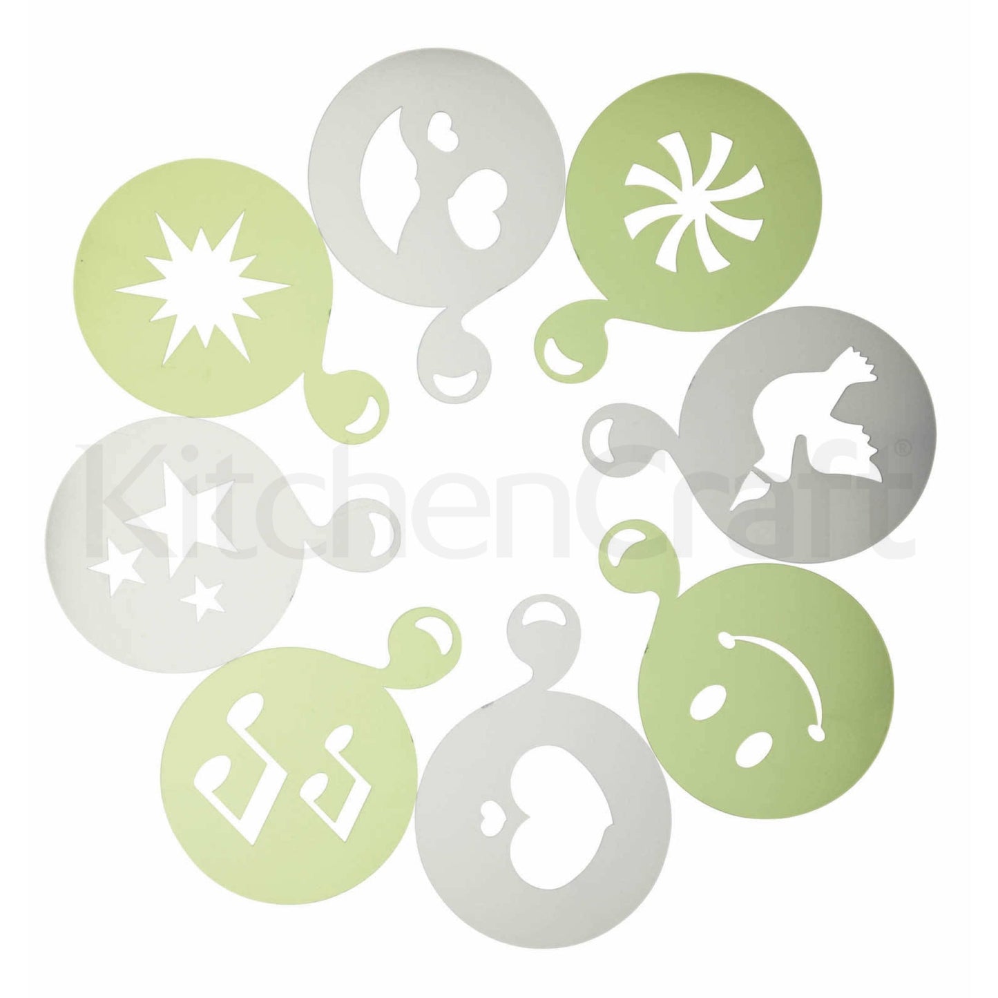 Decora Cappuccino Latte Dolci Otto Simpatici Disegni KCSTENCIL