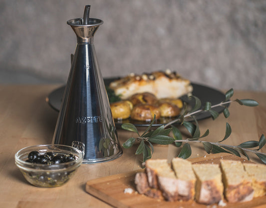 Oliera con antigoccia inox 1/2 Lt. 8350024. Idea regalo