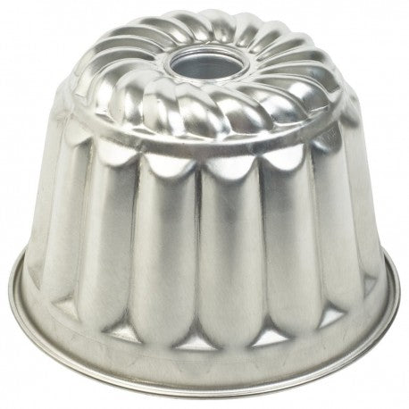 Stampo x budino bagnomaria con coperchio in acciaio stagnato 2Lt