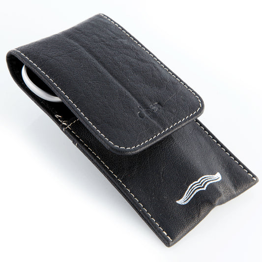 Set uomo baffi barba in pelle con forbice baffi e pettine 6890R