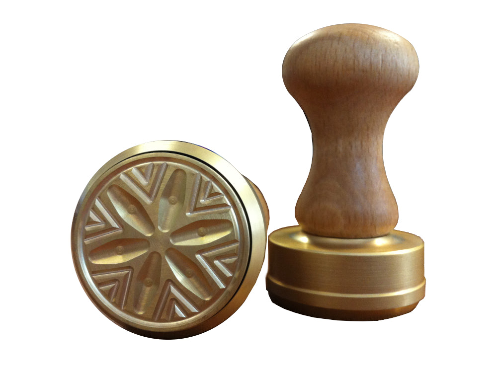 Stampo ottone a espulsione corzetti liguri a fiore ø45mm 124CROX