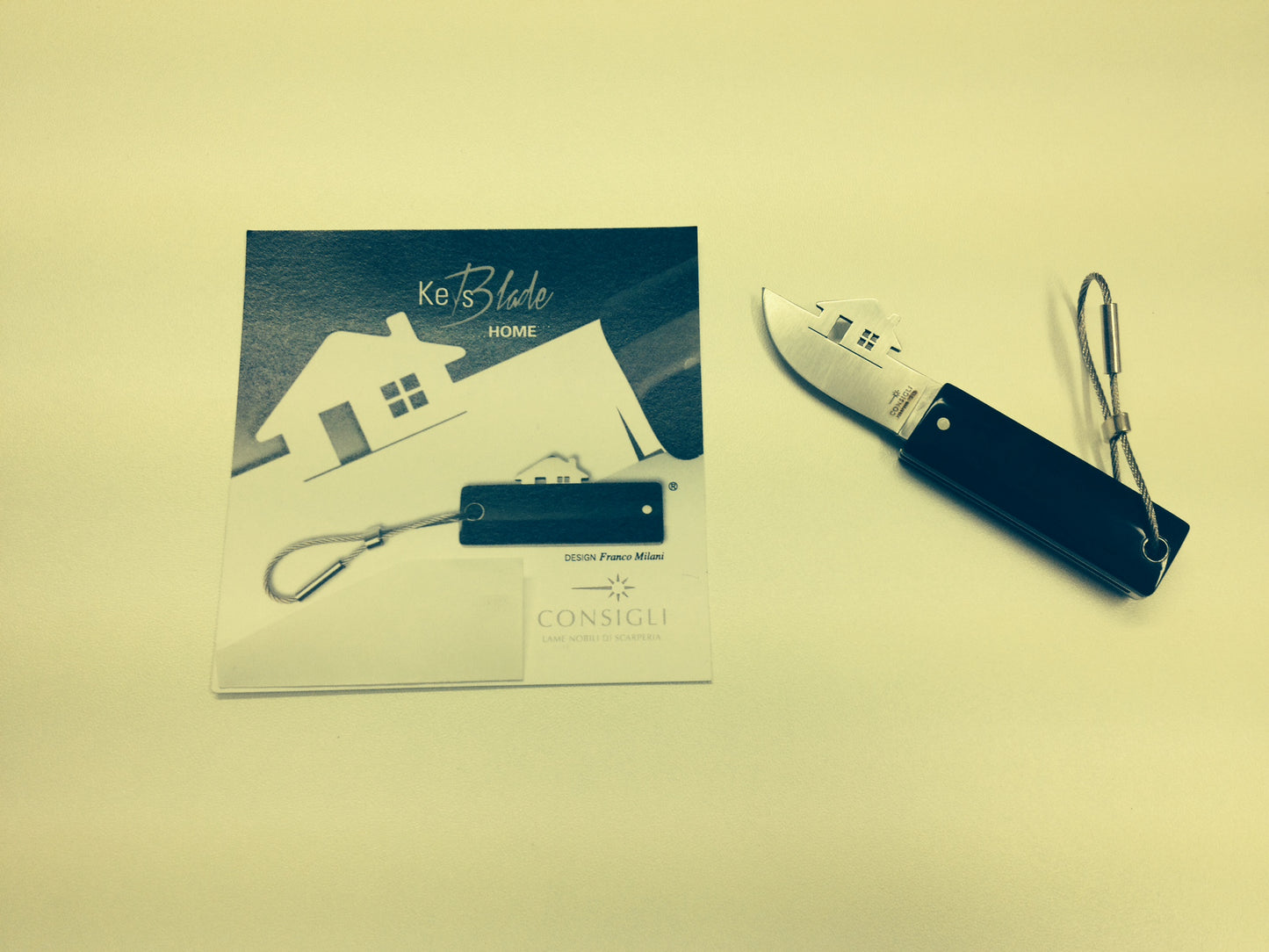 Coltello da tasca "KEYS BLADE HOME" Consigli Scarperia R-KEY