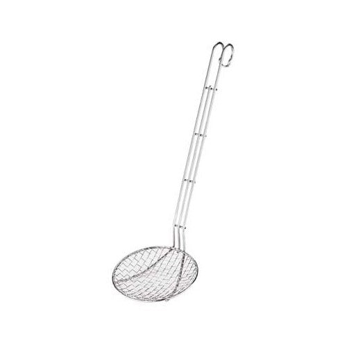 Schiumarola professionale inox rete diametro Ø 16cm. lunga cm 51