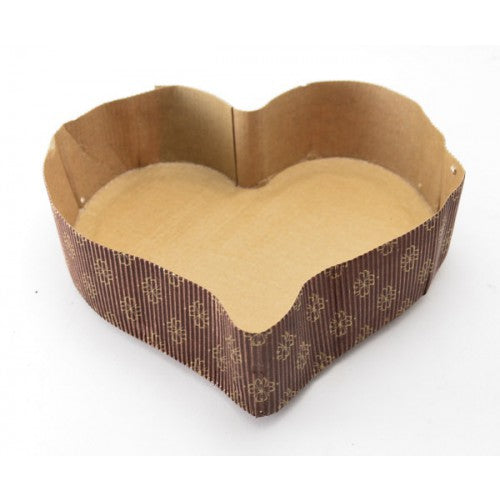Stampo in carta da forno per dolci a forma cuore 400gr 5 stampi