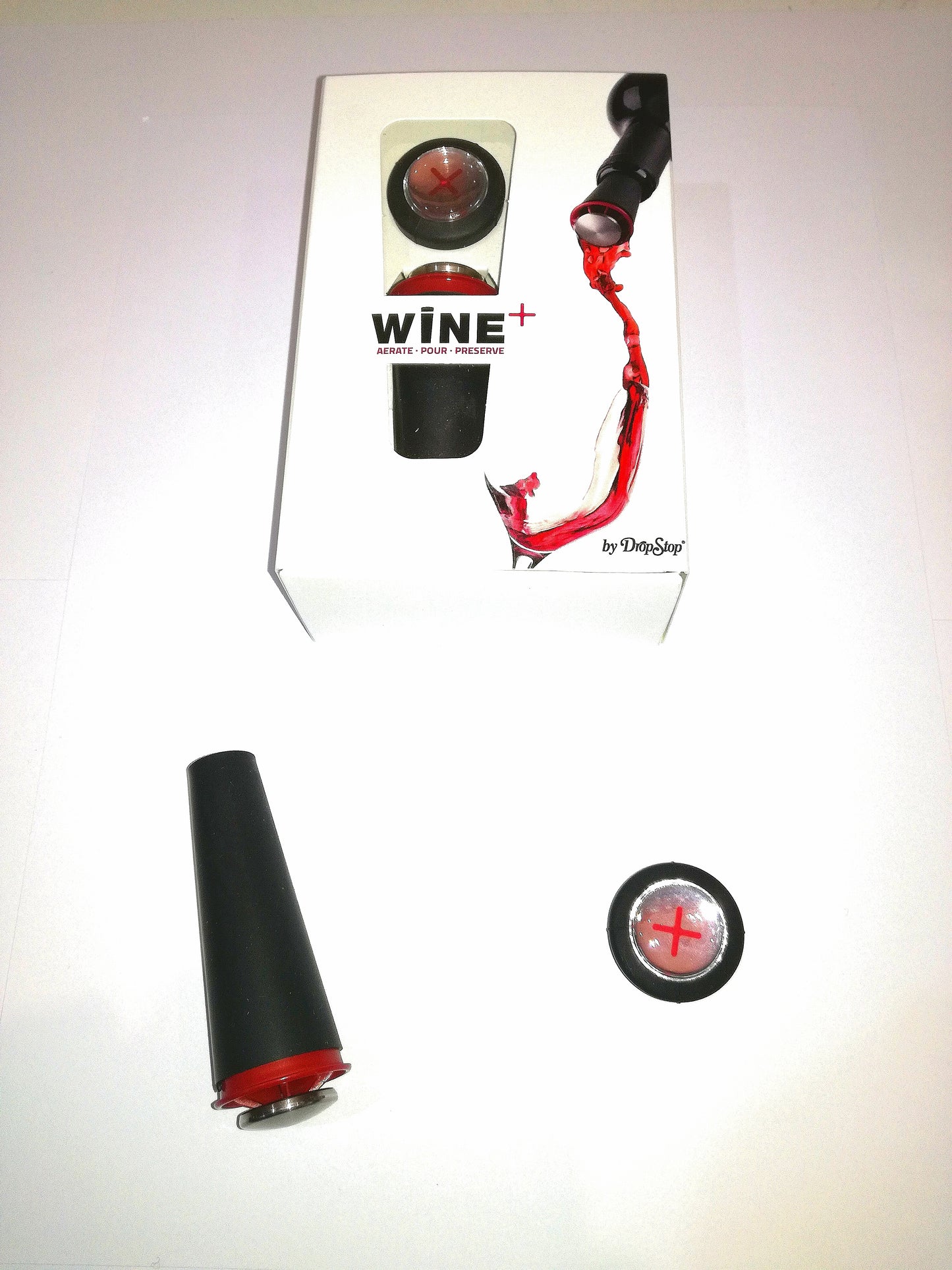 Aeratore e tappo per vini DropStop 4630919