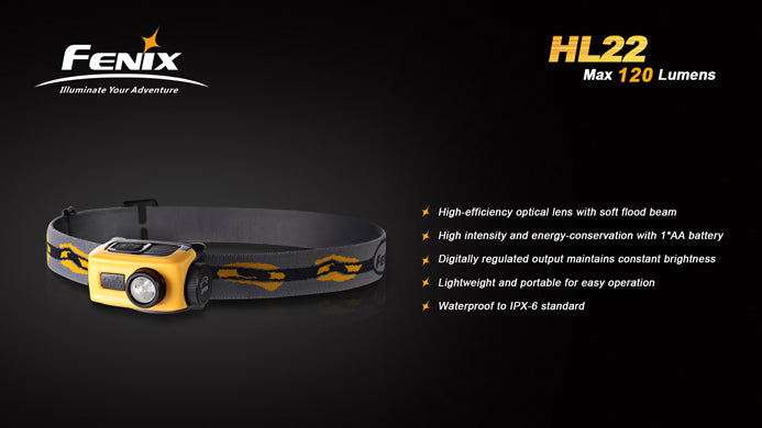 Fenix lampada frontale HL22 FNX HL22