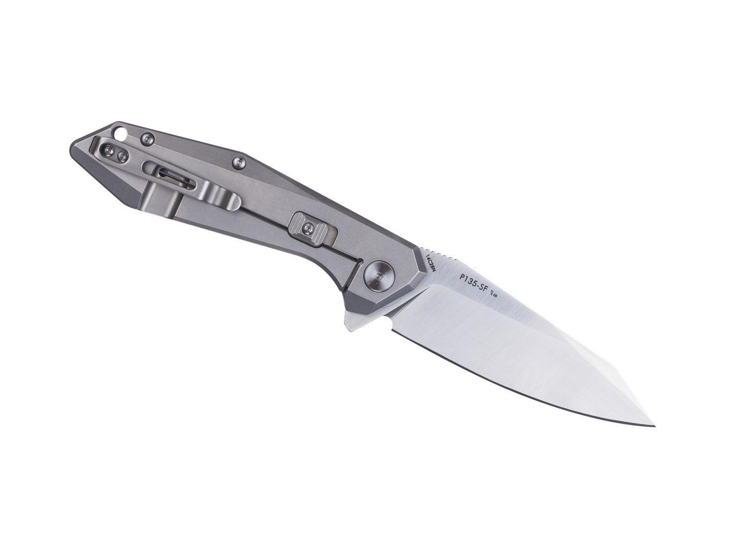 Coltello serramanico Ruike "P135-SF" colre acciaio spazzolato