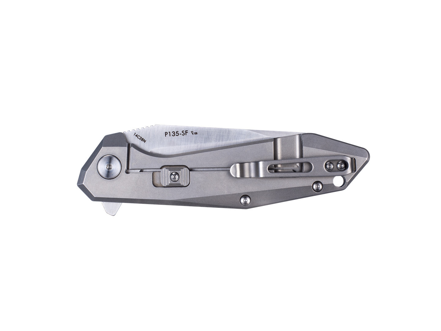 Coltello serramanico Ruike "P135-SF" colre acciaio spazzolato