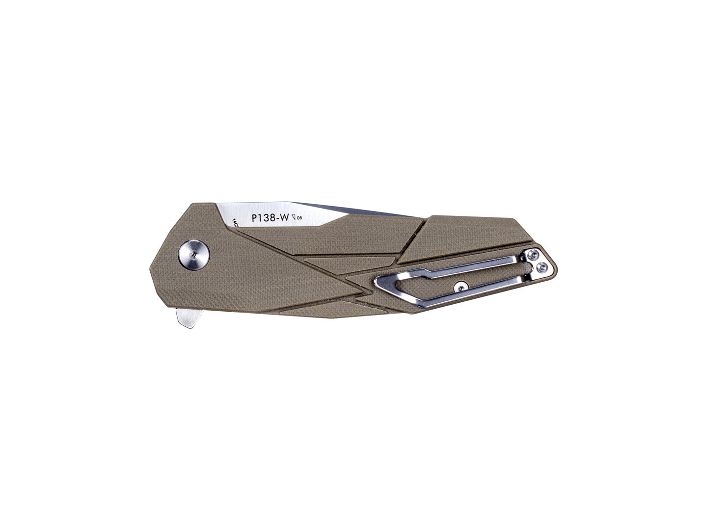 Ruike Coltello serramanico "P138-W" colore sabbia