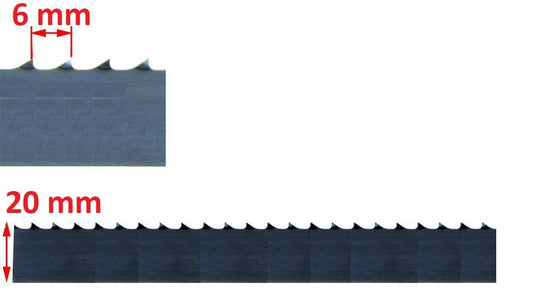 Anello segaossa sviluppo 3160mm alto 20mm dent.6 Salvador 5 Pz.