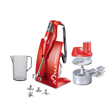 Minipimer Bamix Superbox Mini rosso con accessori