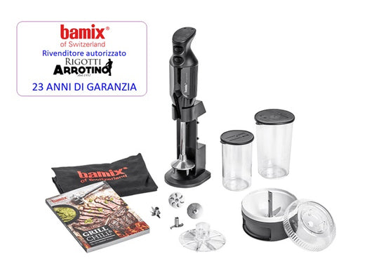 Bamix Barbecue con grembiule 2 bicchieri 5 accessori motore 200W