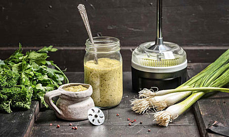 Bamix Barbecue con grembiule 2 bicchieri 5 accessori motore 200W