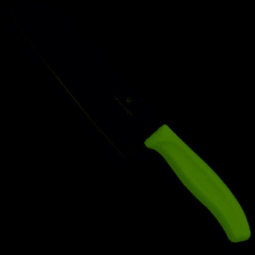Victorinox Coltello Santoku Alveolato manico verde 6.85 26.17L4B