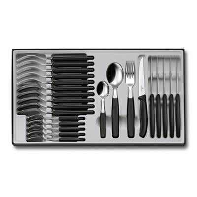 Victorinox set di 24 posate nere