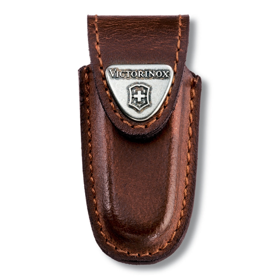 Victorinox Custodia Fodero In Pelle Marron V-4.0531