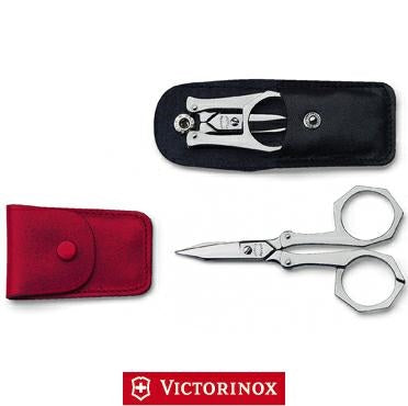 Forbice pieghevole inox + custodia Victorinox® V-8.10 34.10