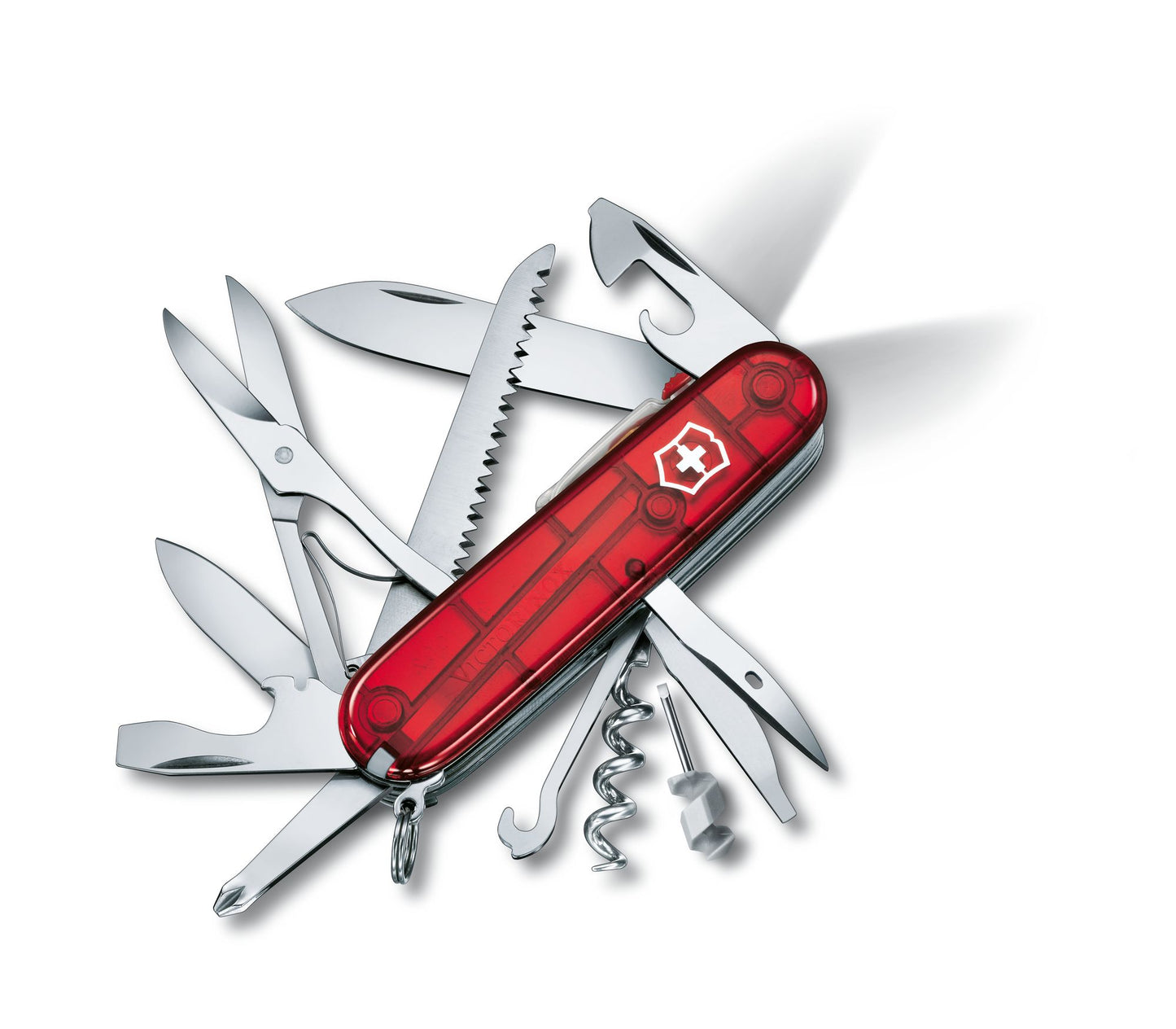 Victorinox coltello multiuso Huntsman Lite con torcia sega legno