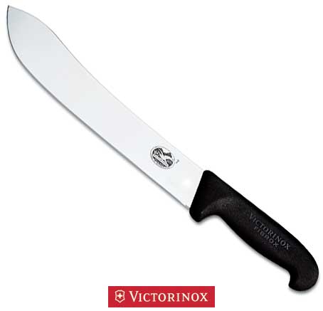 Coltello Vitorinox a scimitarra cm.25 manico fibrox V-5.7403.25
