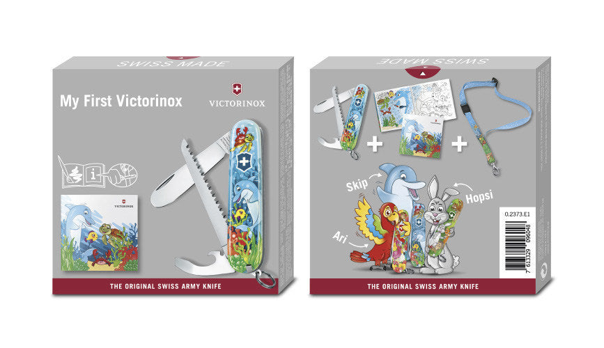 Victorinox set con coltello multiuso per bambini "Delfino"