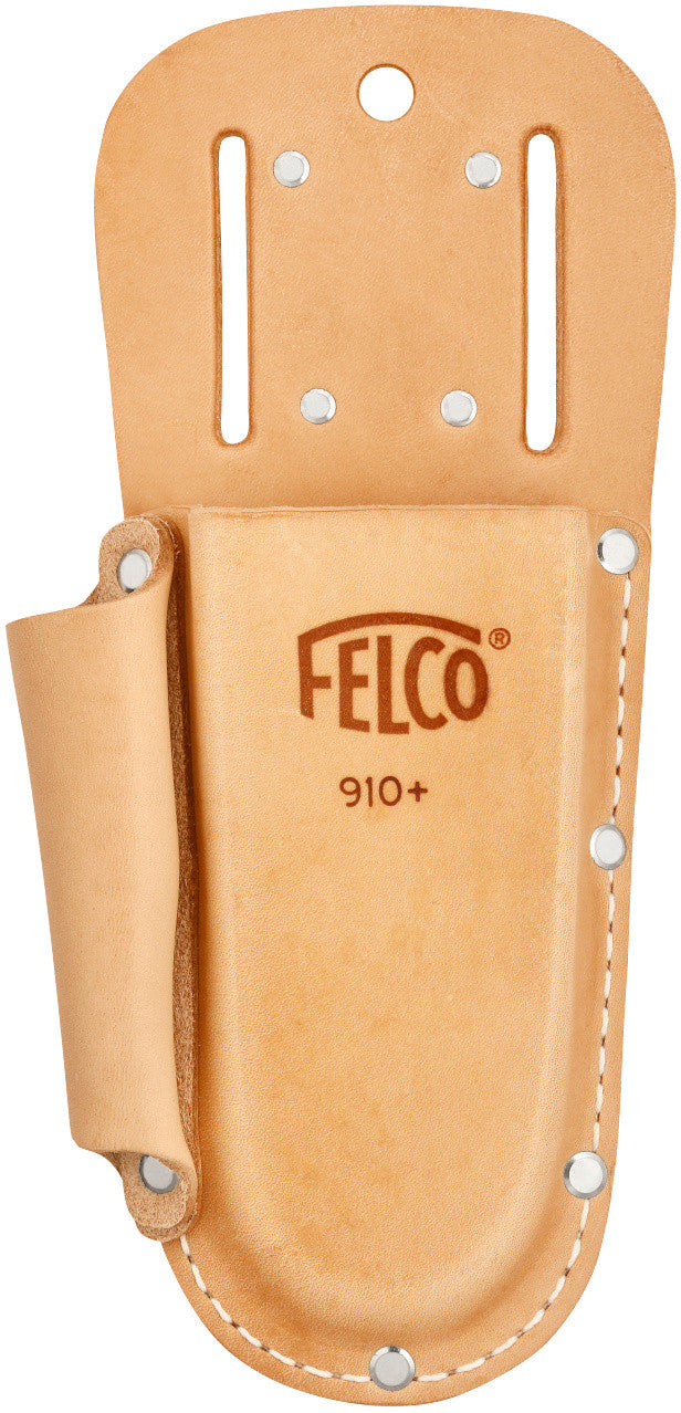 Felco fodero in cuoio 910 + vano porta pitra 903 e clip a molla