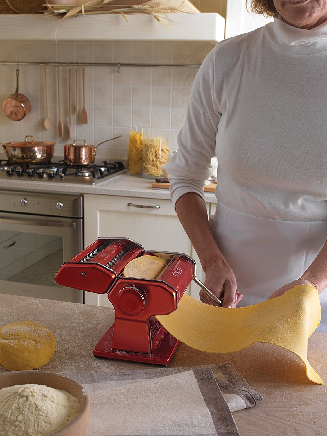 Marcato macchina da pasta "Atlas 150 Design" Rossa AT-150-RSO