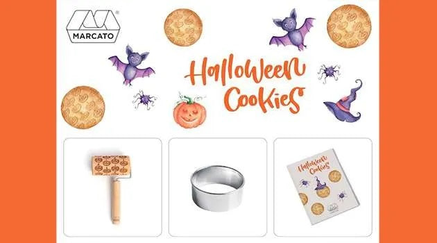 Marcato set biscotti per Halloween tondi + ricettario XPR-008
