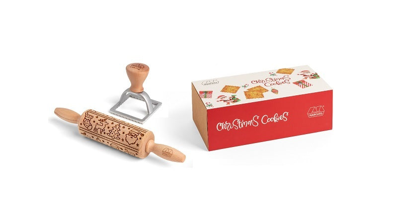 Marcato set biscotti per Natale quadrati +ricettario XPR-008-RSO