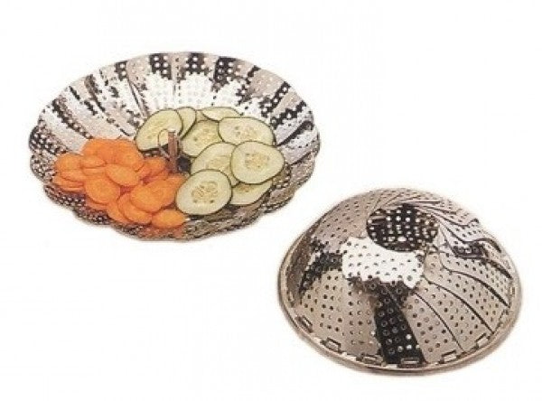 Cestello apribile riccio per cottura vapore inox 14/24 cm. 450VC