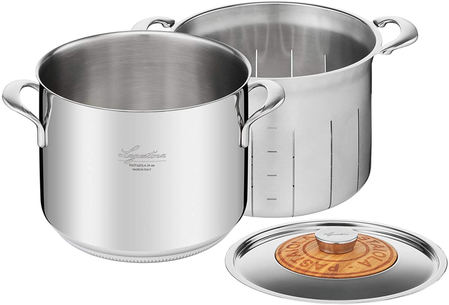 Lagostina La Pastaiola linea Patrimonio Ø24cm litri 7 inox 18/10