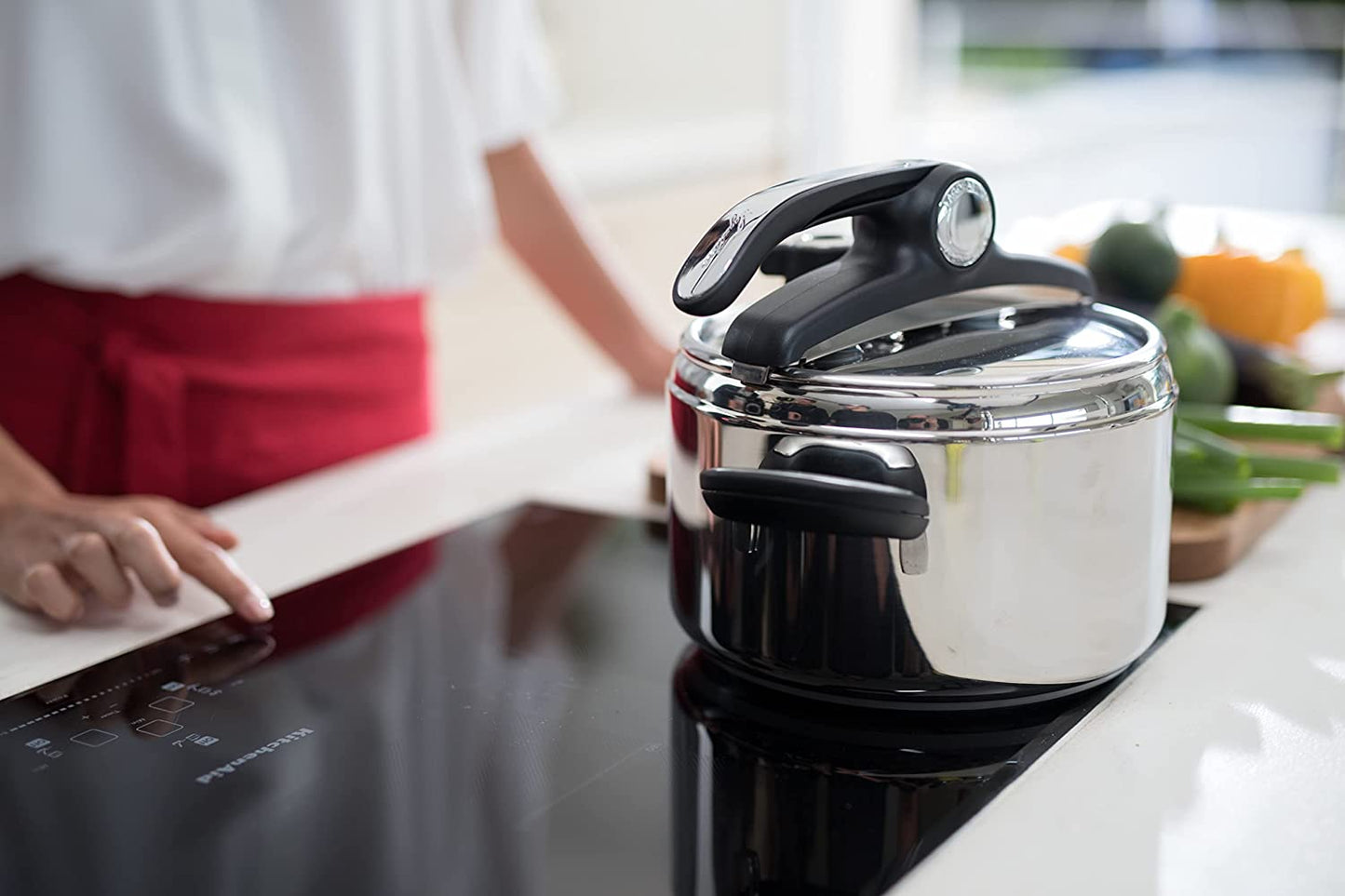 Lagostina Pentola a Pressione 3,5 L Novia Vitamin Lagoeasy'Up