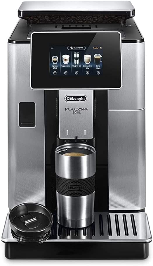 De'Longhi macchina da caffè Primadonna Soul ECAM610 74.MB + tazza termica