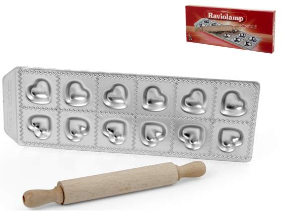 Imperia Raviolamp Stampo 12 Ravioli Forma Cuore 55 x 55 mm. 304
