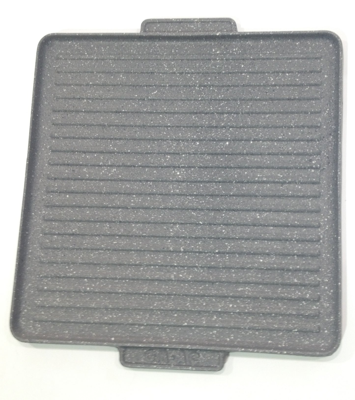 Bistecchiera-Piastra in ghisa liscia e rigata Cm.40X40-3098/310