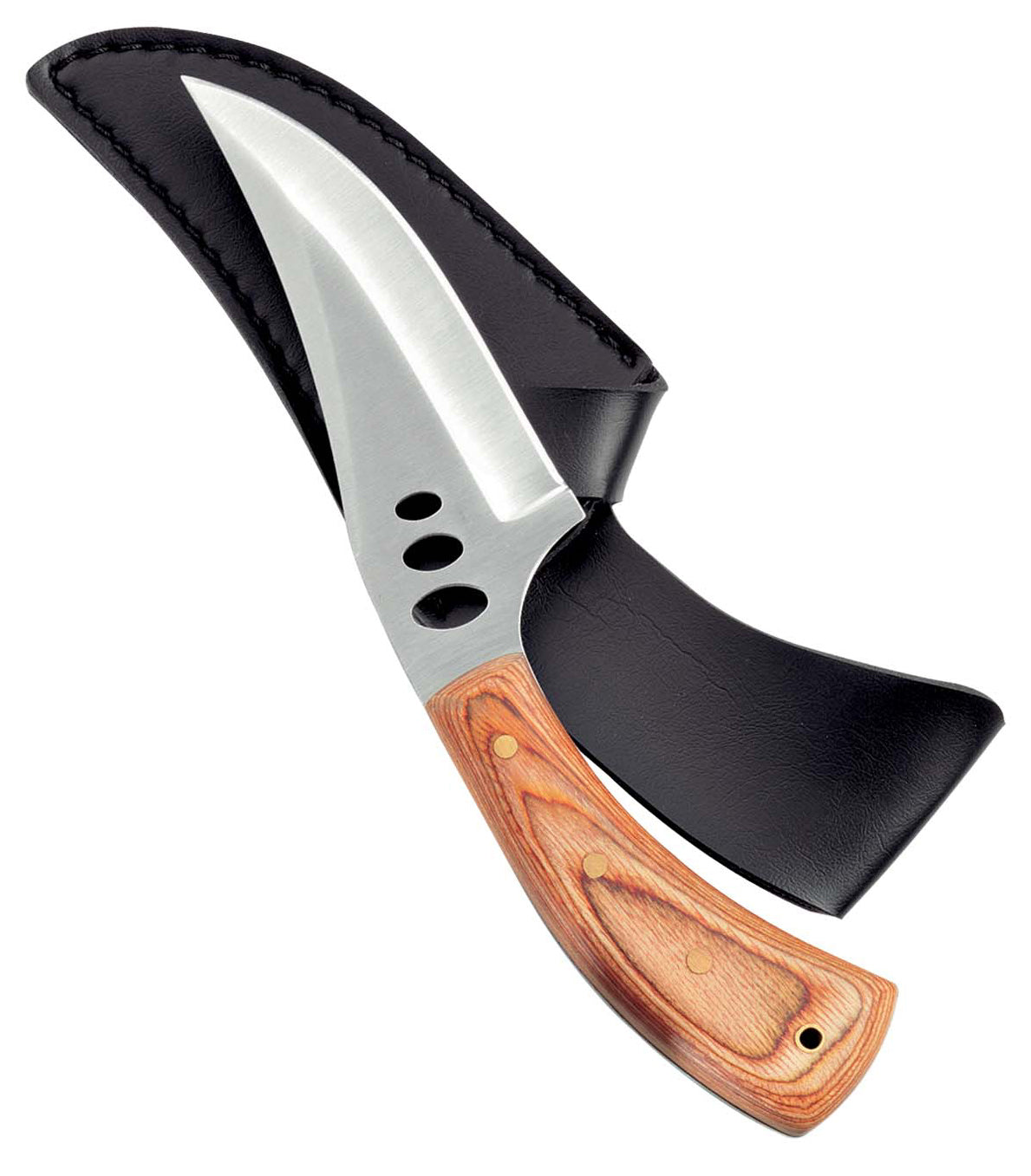 Pugnale con fodero lama in acciaio inox 12 cm. Ausonia 28066