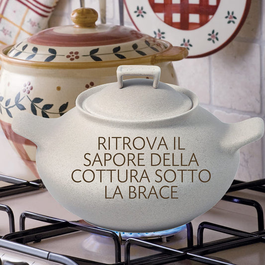 Wald Cuocipatate-Cuocicastagne in Argilla con Coperchio