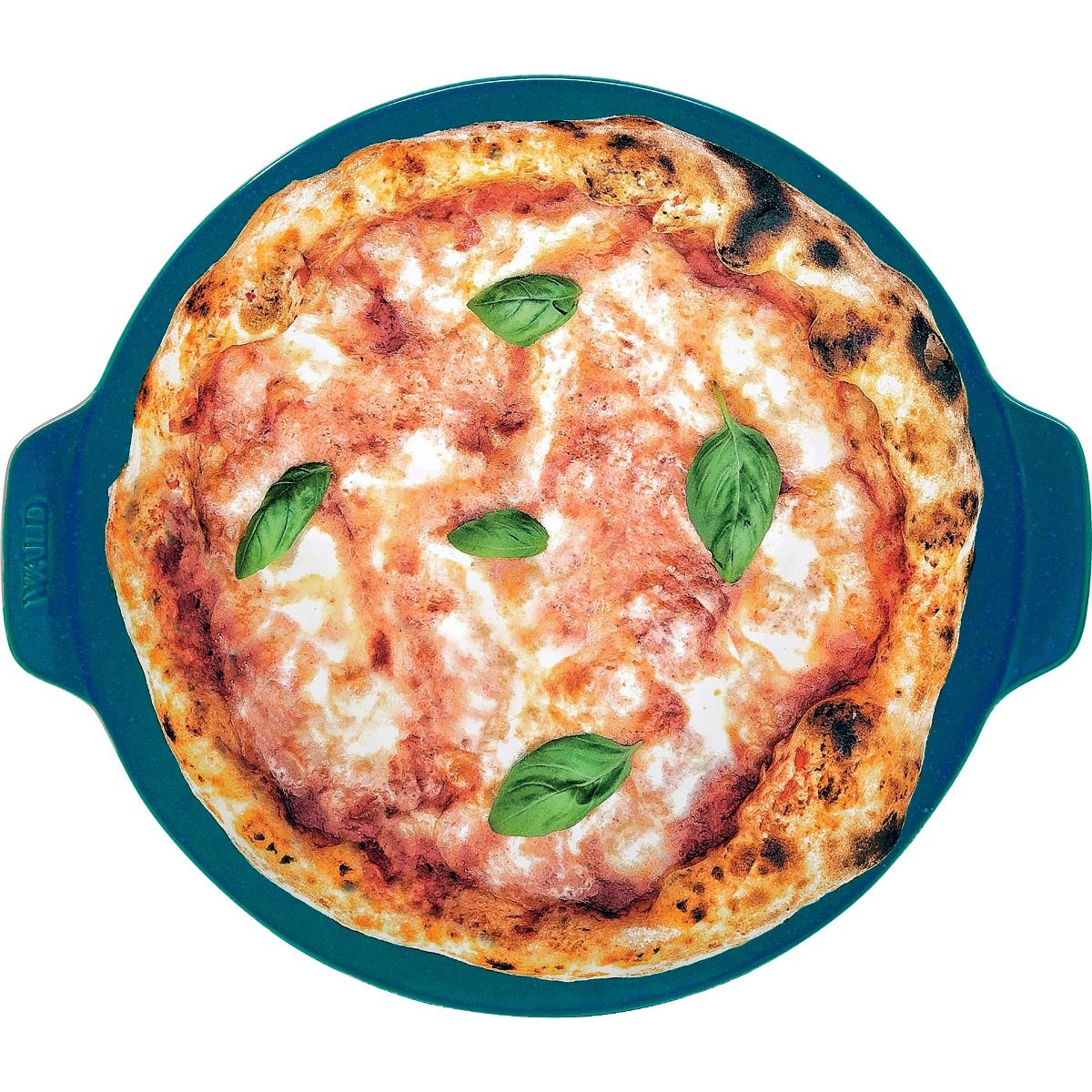 Wald piatto piastra da pizza colore blu resite a 500°C ø 33 cm