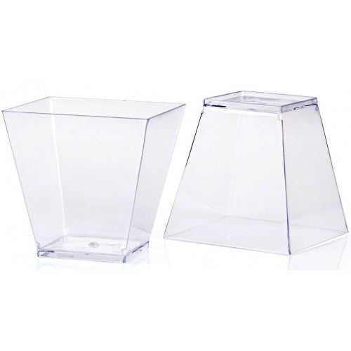 Finger food contenitori a piramide 200ml perimetri cm.7-4,5 H7