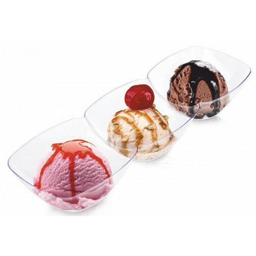 Finger food TRIS di contenitori tre in uno capienza 230 ml