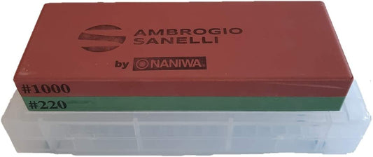 Naniwa Pietra per affilatura 220/1000 Sanelli con base 1900.000
