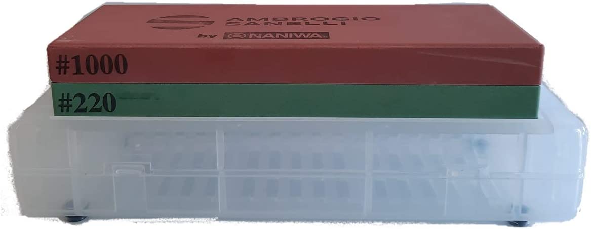 Naniwa Pietra per affilatura 220/1000 Sanelli con base 1900.000