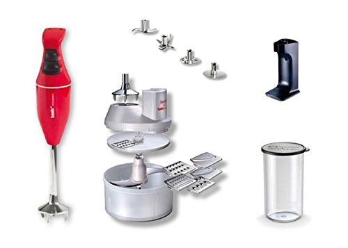 Minipimer Bamix Mono con accessori grattugia e libro ricette