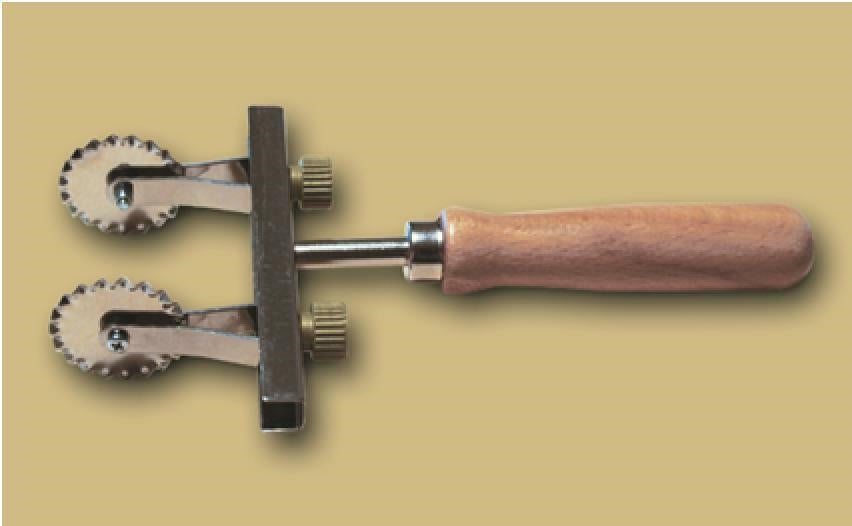 Tagliapasta dentato regolabile Art.99TPDR C.536616 lame inox