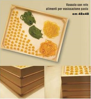 Vassoio x Essicazione Rete x Alimenti Impilabile 48x48 Cm. 367