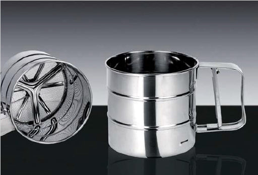 Spargizucchero a velo farina gr.350 cm.10,5X9,5 inox 5100527