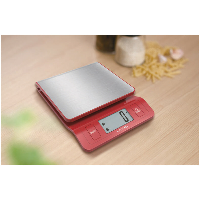 Bilancia da cucina digitale con piatto in acciaio inox 1g/5kg